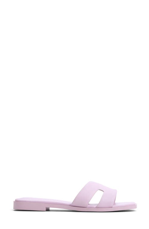 Aldo Itsandal Slide Sandal In Light Purple