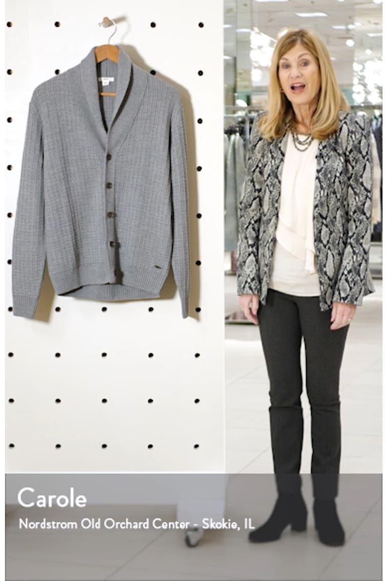 James Shawl Collar Cardigan video