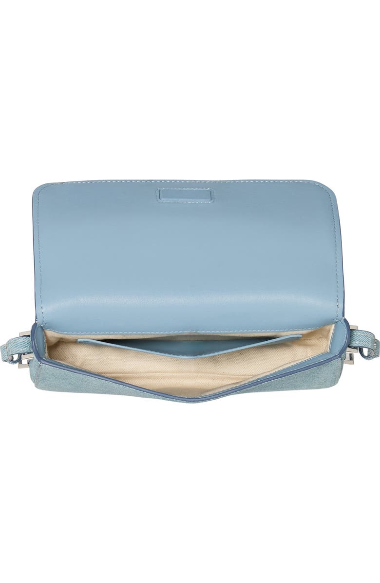 Kate Spade New York small liv denim suede east/west shoulder bag, Alternate, color,