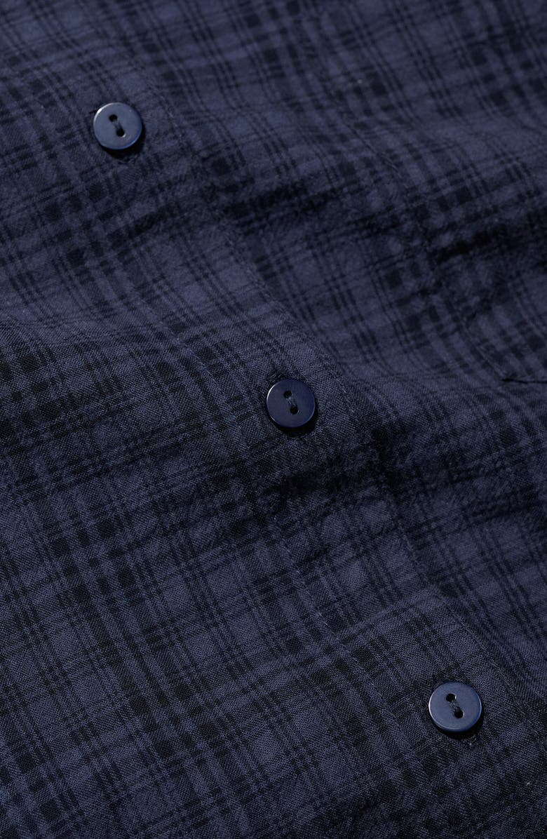 Seasalt Cornwall Isla Plaid Organic Cotton Blend Button-Up Shirt, Alternate, color,