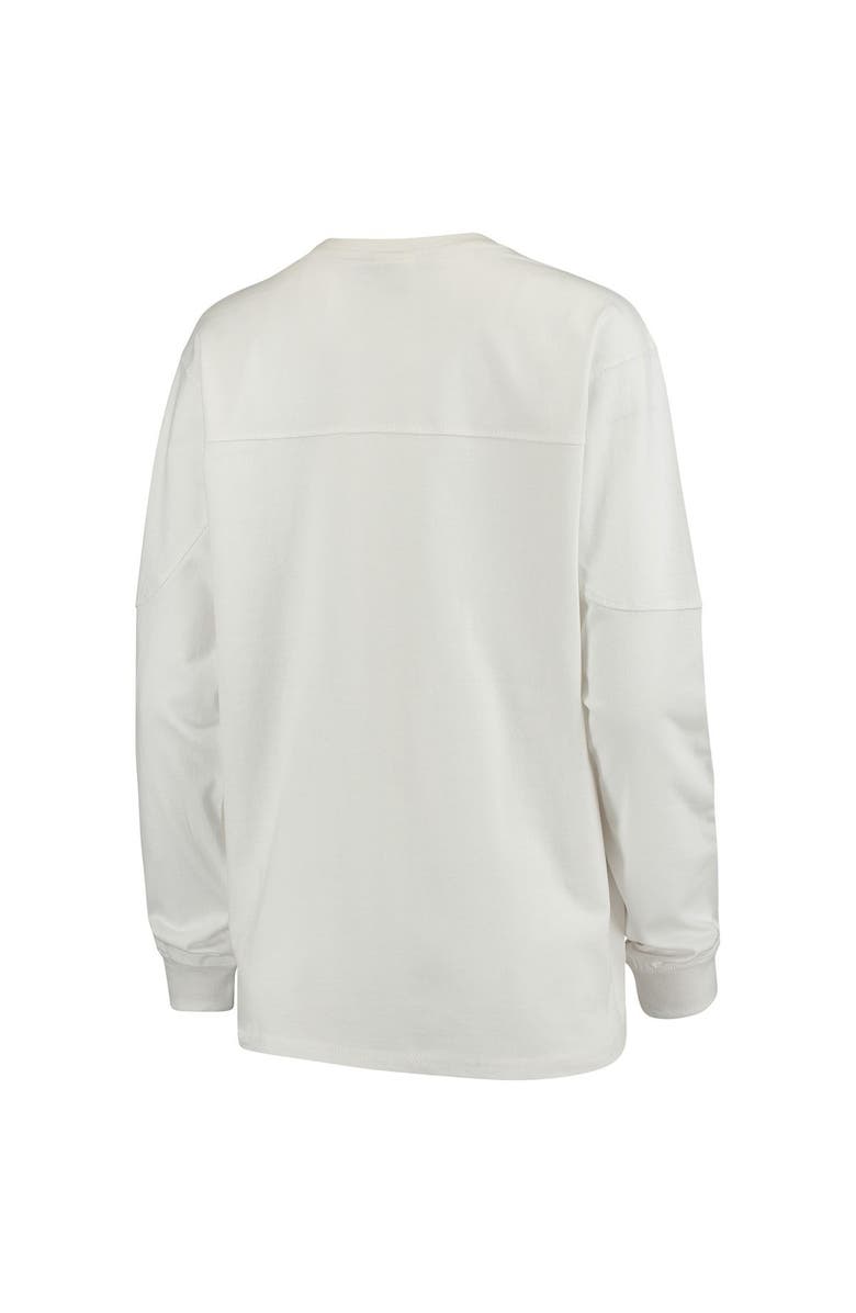 PRESSBOX Women's White Michigan State Spartans Edith Long Sleeve T-Shirt, Alternate, color,