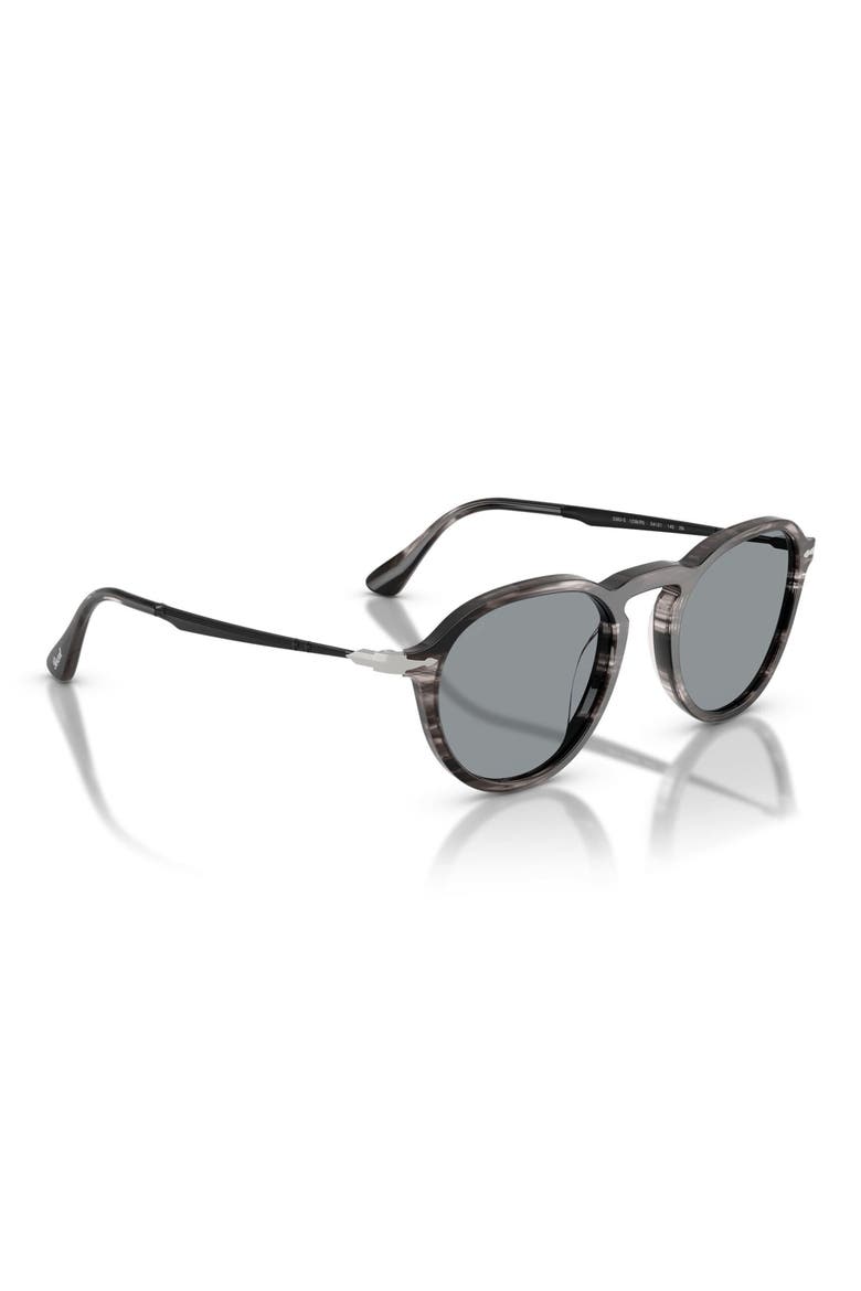 54mm Phantos Sunglasses, Alternate, color, STRIPED BLACK AND GREY / BLUE