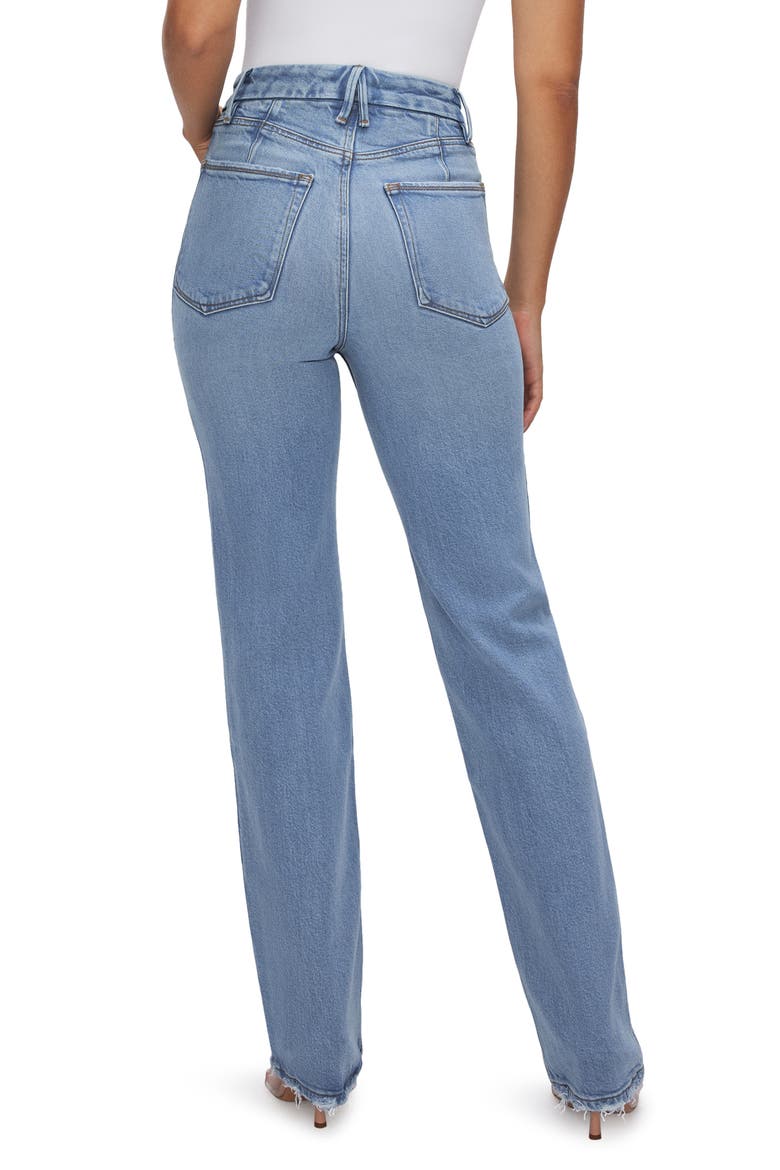 Good Icon Straight Leg Jeans, Alternate, color, INDIGO510