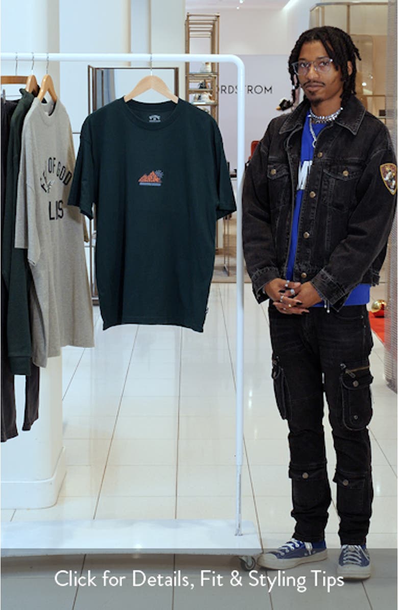 Reach the Peak Adventure Division Organic Cotton Graphic T-Shirt, sales video thumbnail