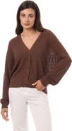 Equipment Leopard V-Neck Cardigan