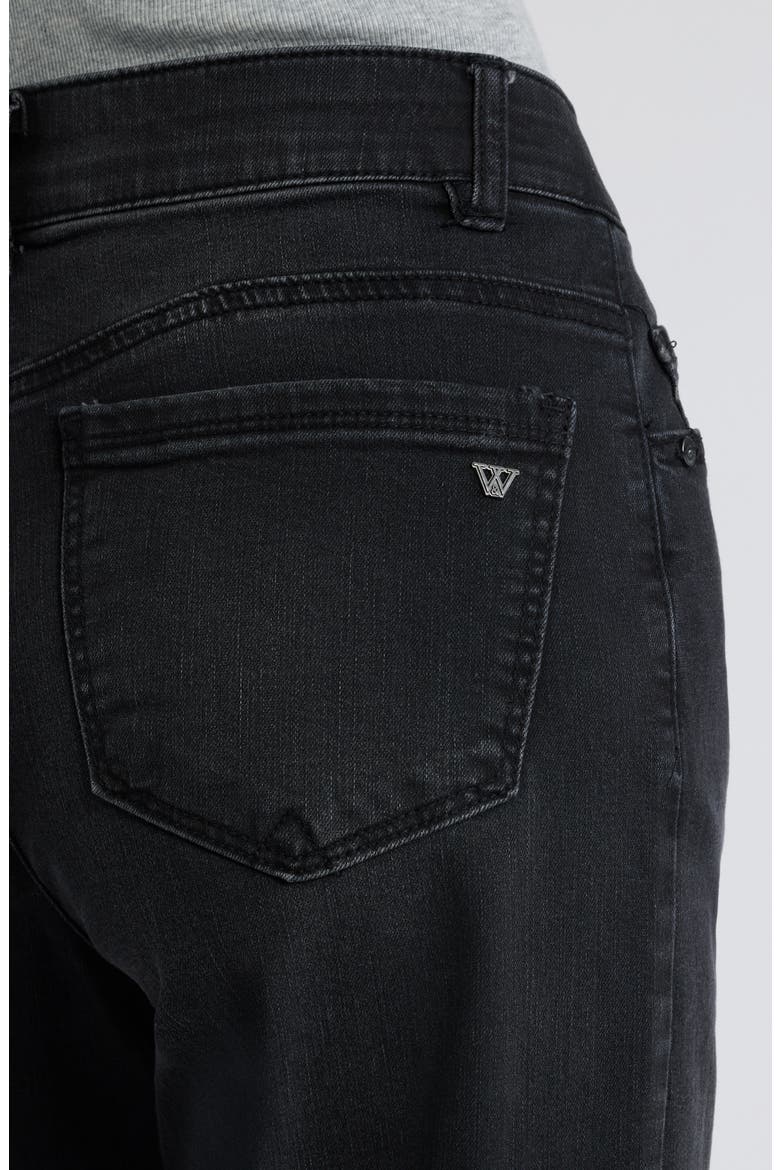 Sam High Waist Wide Leg Jeans, Alternate, color, WASHED BLACK