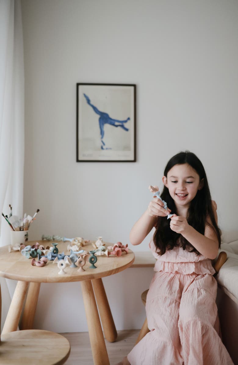 Mushie 18-Pack Silicone Suction Builders, Alternate, color, Donut