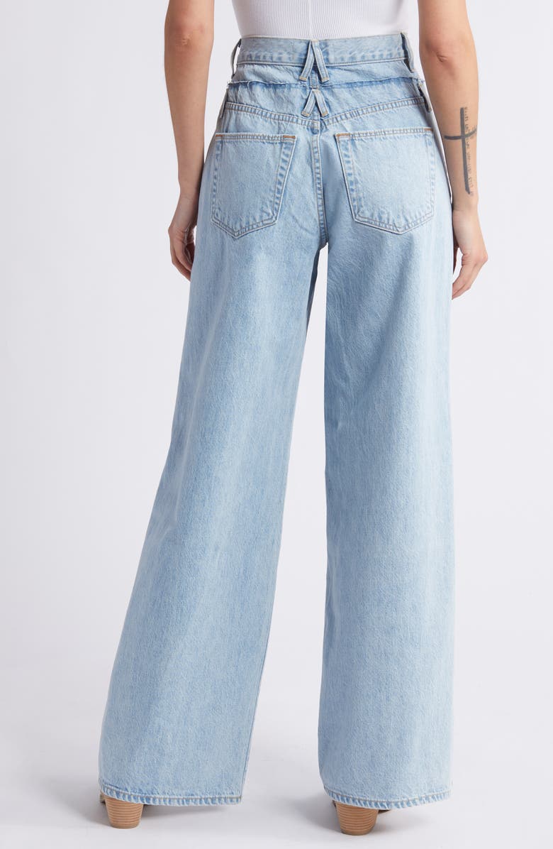 SLVRLAKE Re-Work Eva Taylor Wide Leg Jeans, Alternate, color, 