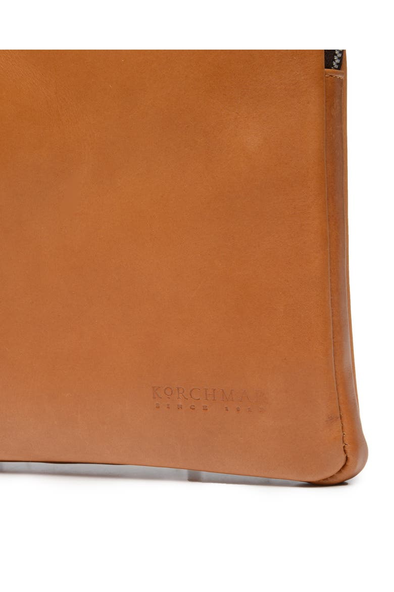 Clifford Leather Laptop Sleeve, Alternate, color, Tan