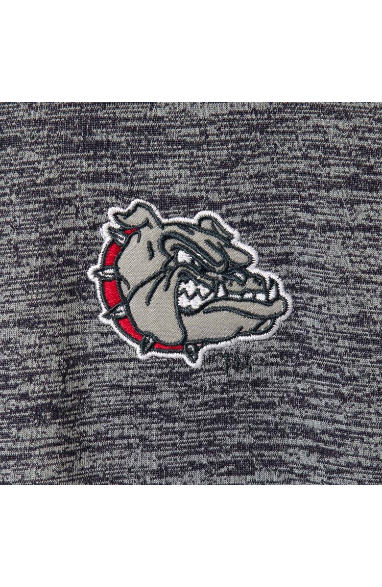 COLOSSEUM Men's Colosseum Heathered Navy Gonzaga Bulldogs Down Swing Raglan Polo, Alternate, color, Heather Navy