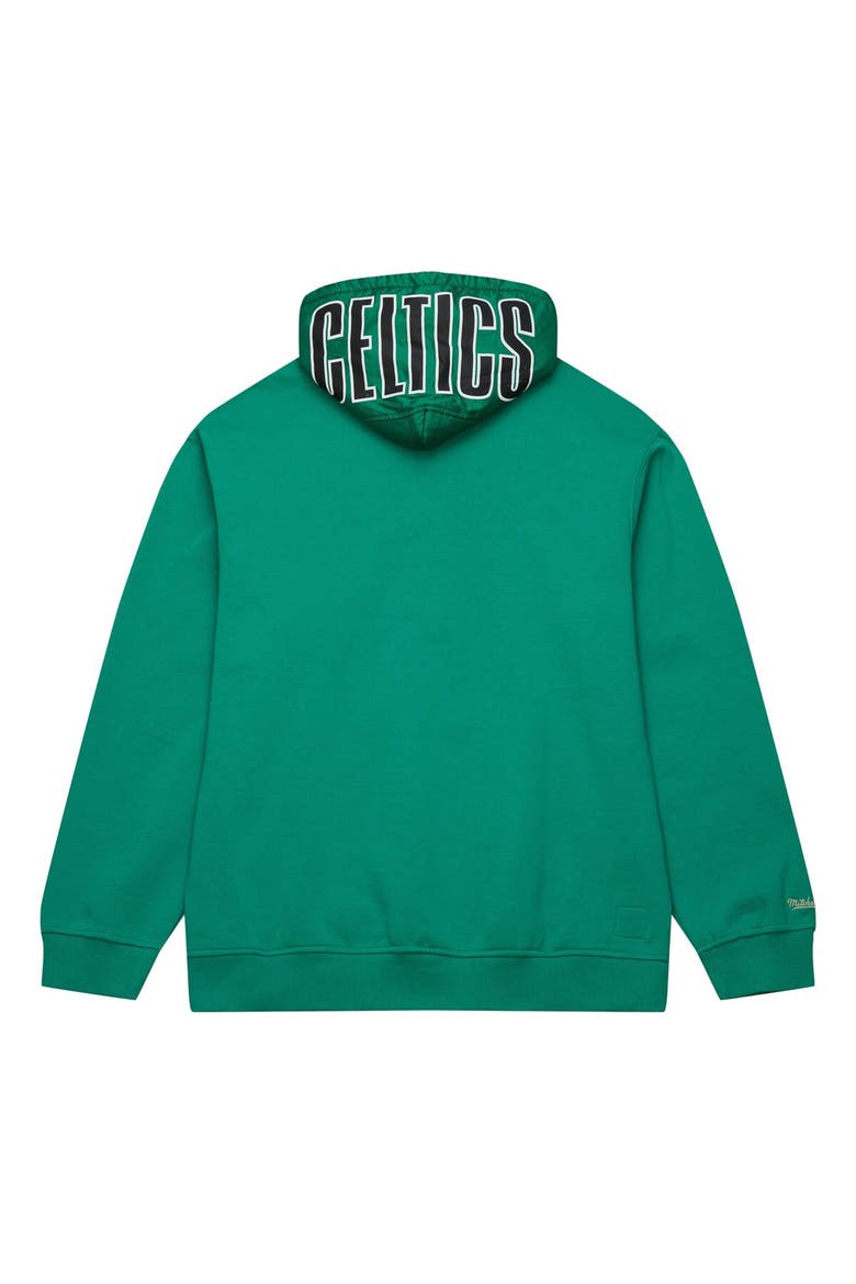 Men's Mitchell & Ness Kelly Green Boston Celtics  Team OG 2.0 Vintage Logo Fleece Pullover Hoodie, Alternate, color, Kelly Green