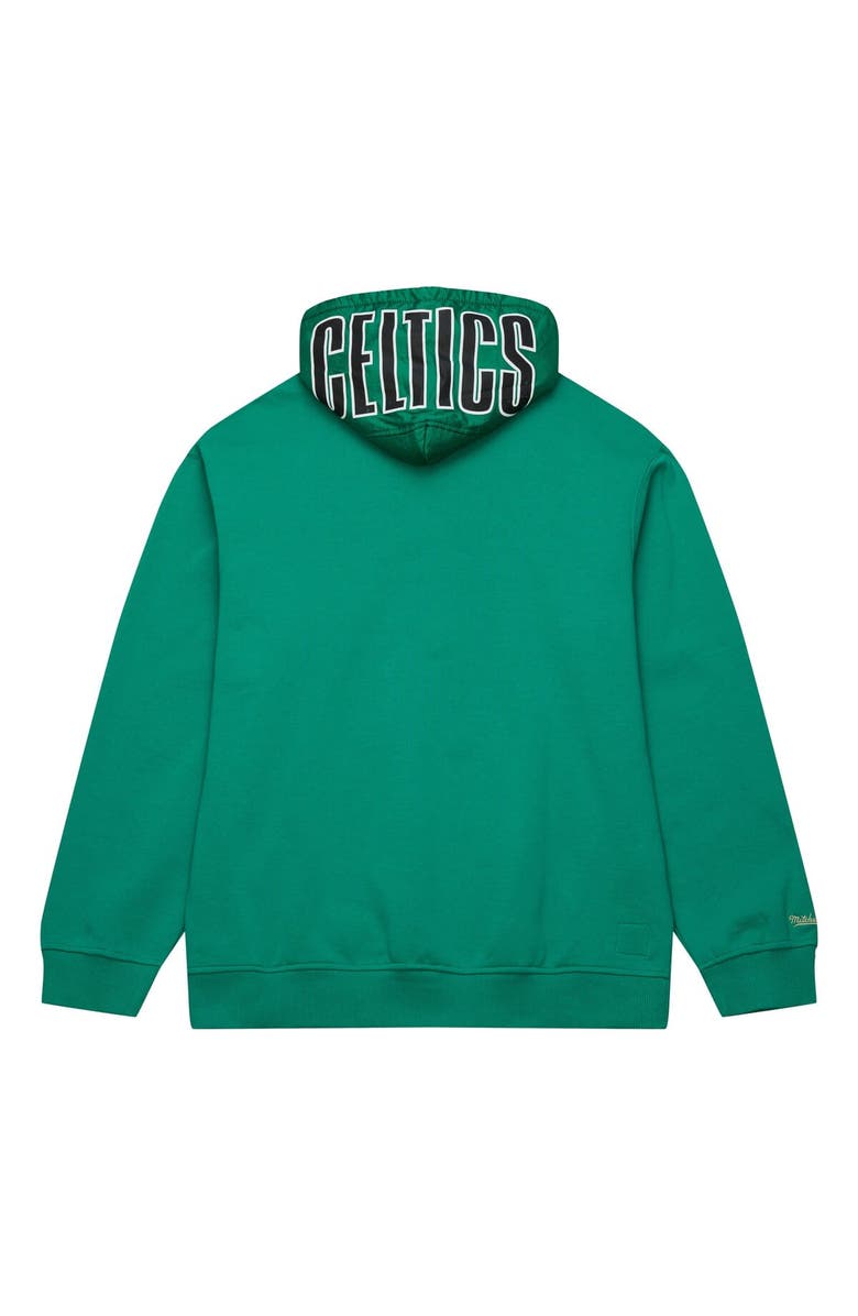 Mitchell & Ness Men's Mitchell & Ness Kelly Green Boston Celtics  Team OG 2.0 Vintage Logo Fleece Pullover Hoodie, Alternate, color, 