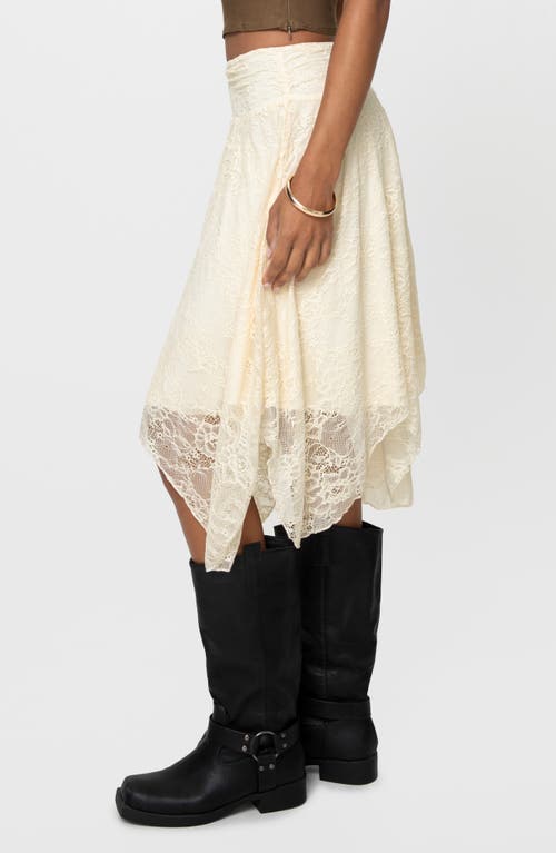 Princess Polly Enless Lace Midi Skirt In White