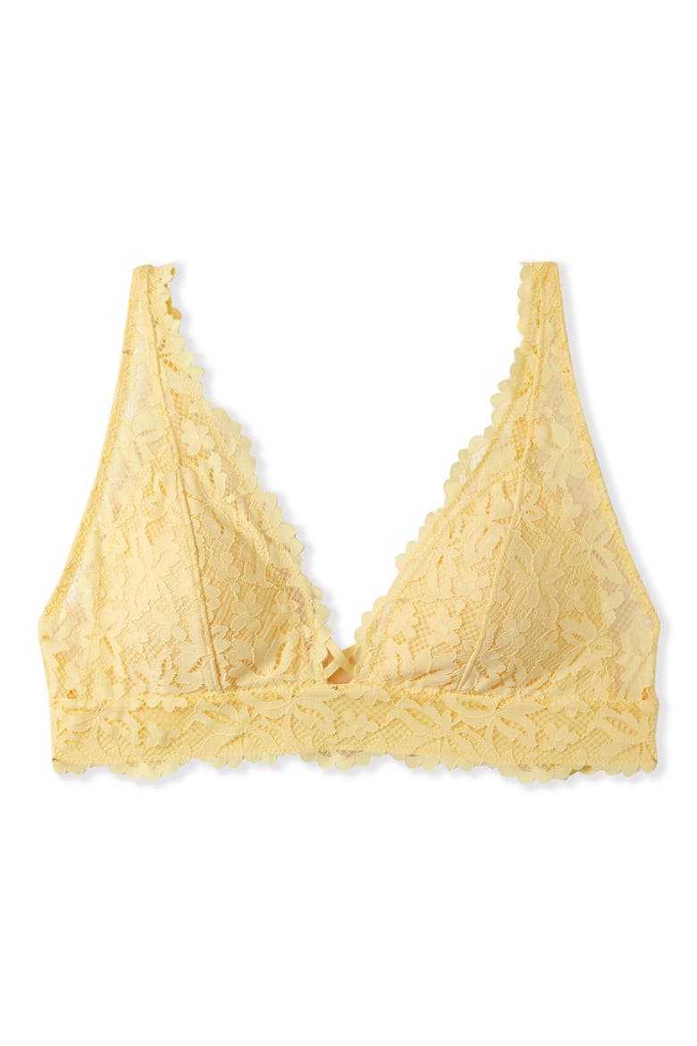 Legende Wireless Triangle Bra, Alternate, color, VANILLA
