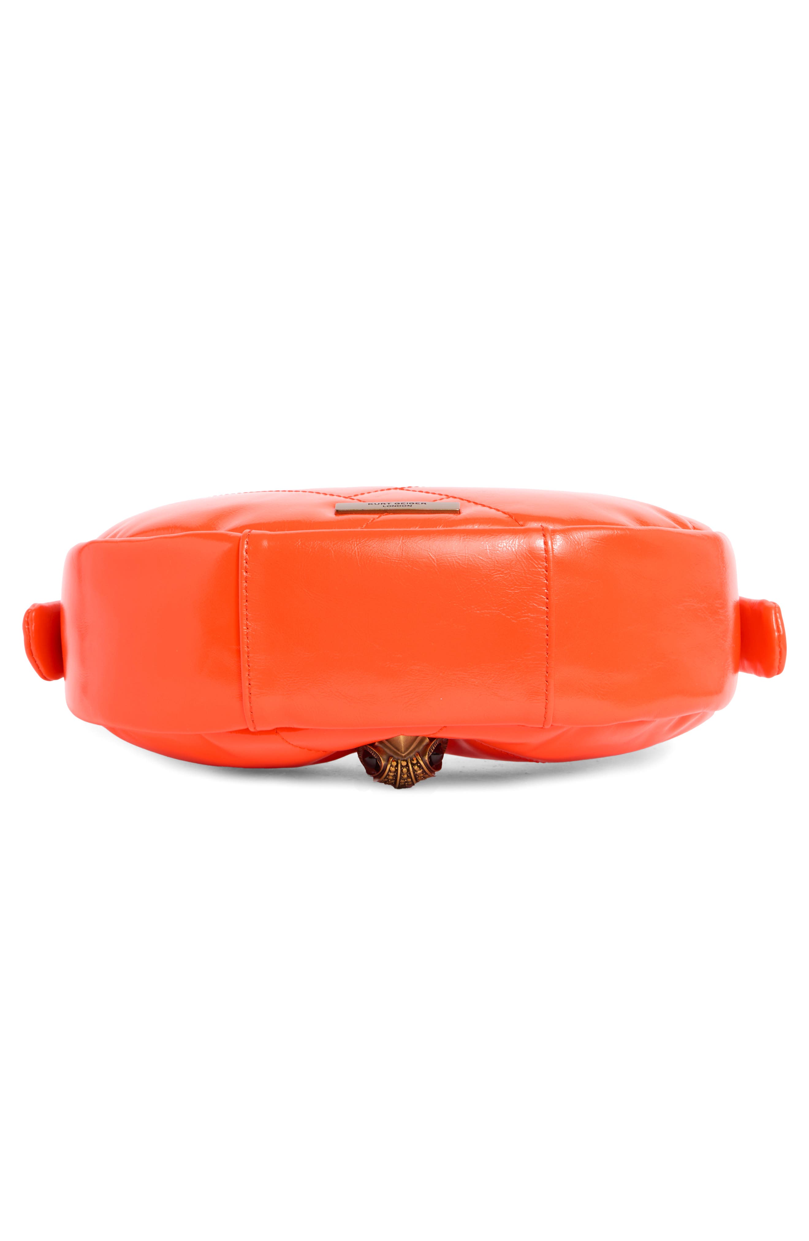 Kurt Geiger London Kensington Puff Small Hobo Shoulder Bag, Alternate, color, Orange