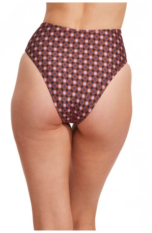 Luma Gottex Vintage Charm High Waist Swim Bottom In Multi