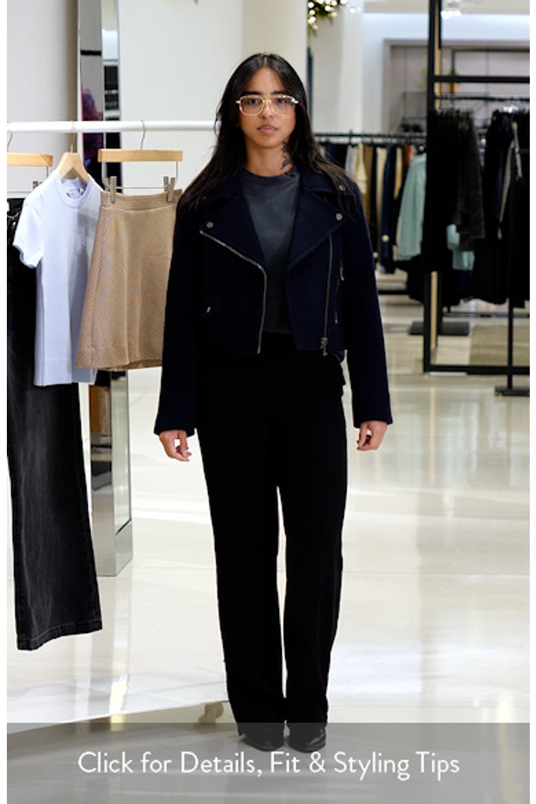 Arlow Asymmetric Zip Wool Blend Jacket video