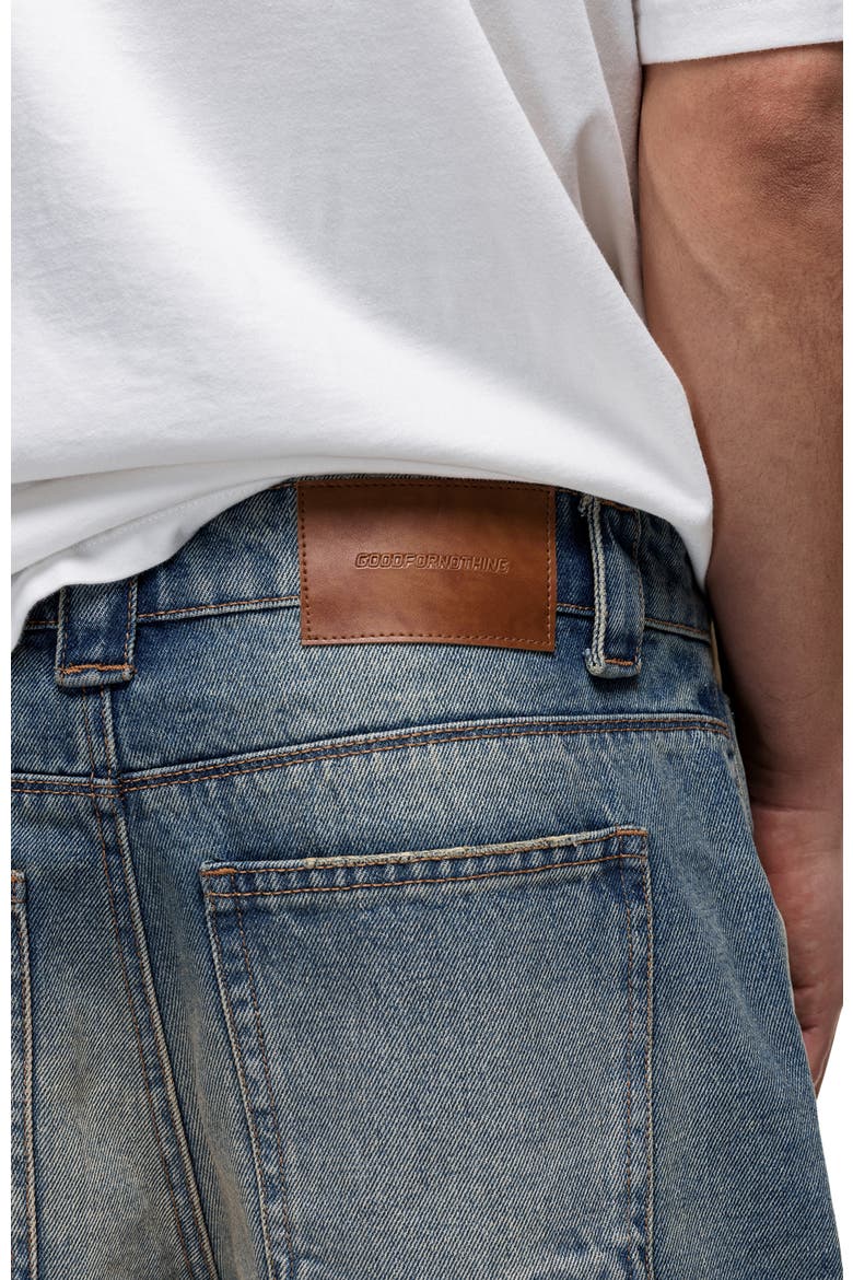 Release Blue Denim Shorts, Alternate, color, Blue