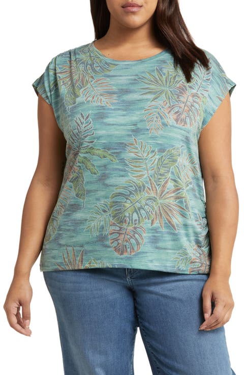 Print Cap Sleeve T-Shirt (Nordstrom Exclusive)