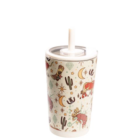 Everyday Tumbler - Ceramic-Lined Insulated Tumbler with Straw and Soft-Touch Lid, Cup Holder Friendly