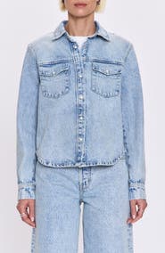 Pistola Thea Shrunken Denim Shacket