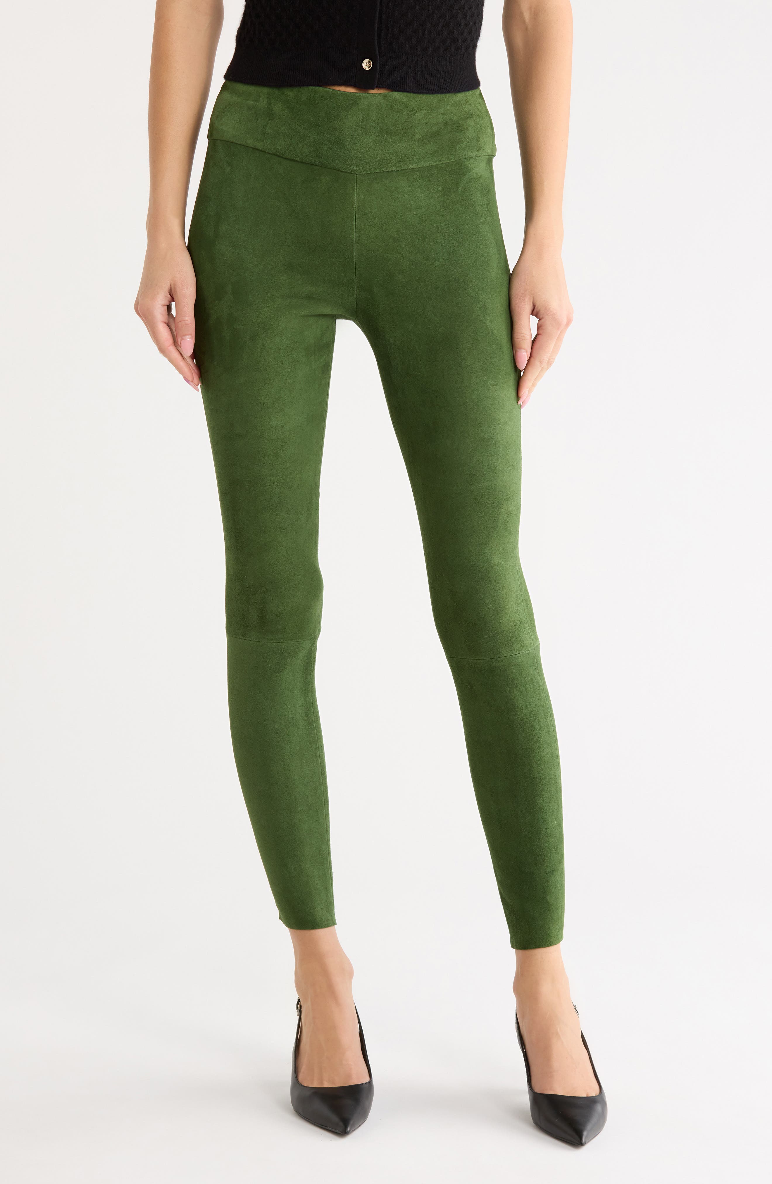 Olivia Suede Leggings