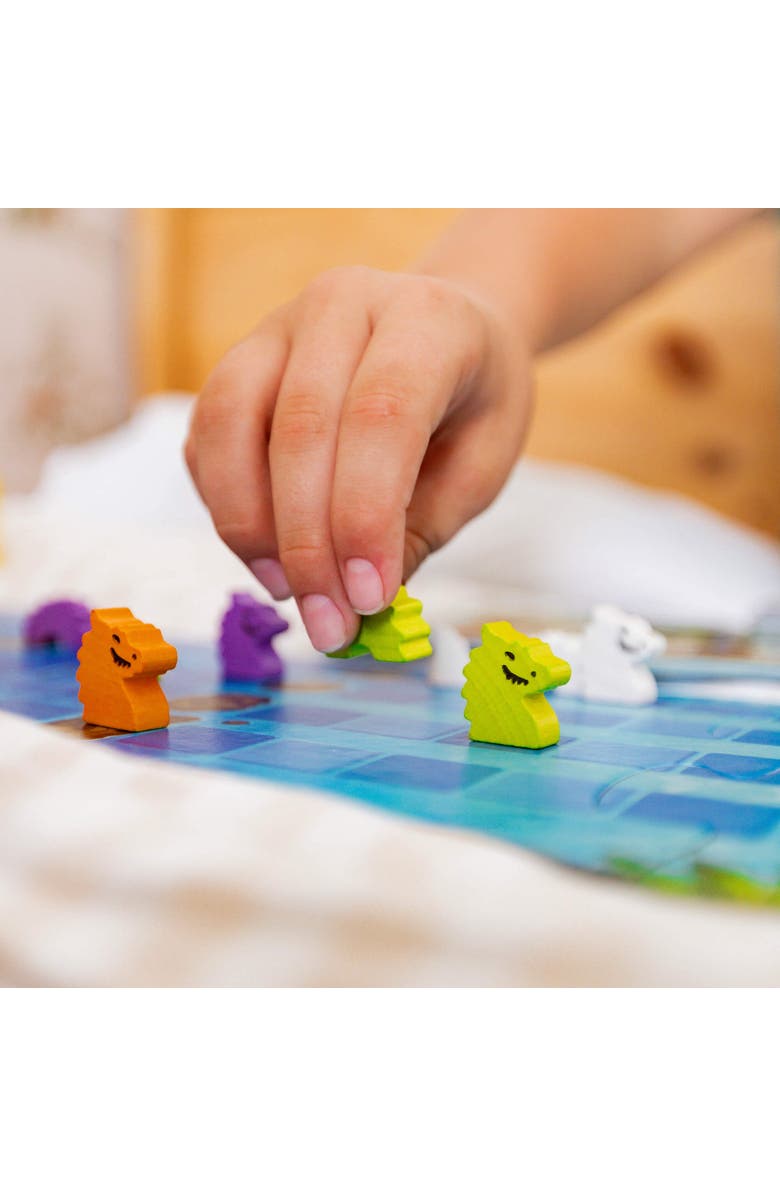 HABA Water Dragons Kids Board Game and Fast-Paced Dice Game with Wooden Components for Ages 5 and up, Made in Germany, Alternate, color, Multi