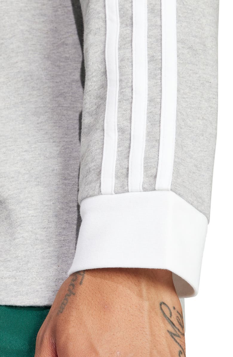 adidas Adicolor Classics 3-Stripes Long Sleeve Cotton T-Shirt, Alternate, color, 