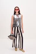 SIMONMILLER Shirley Sequin Top