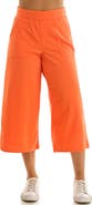 Nina Leonard Elastic Waist Culotte Pants