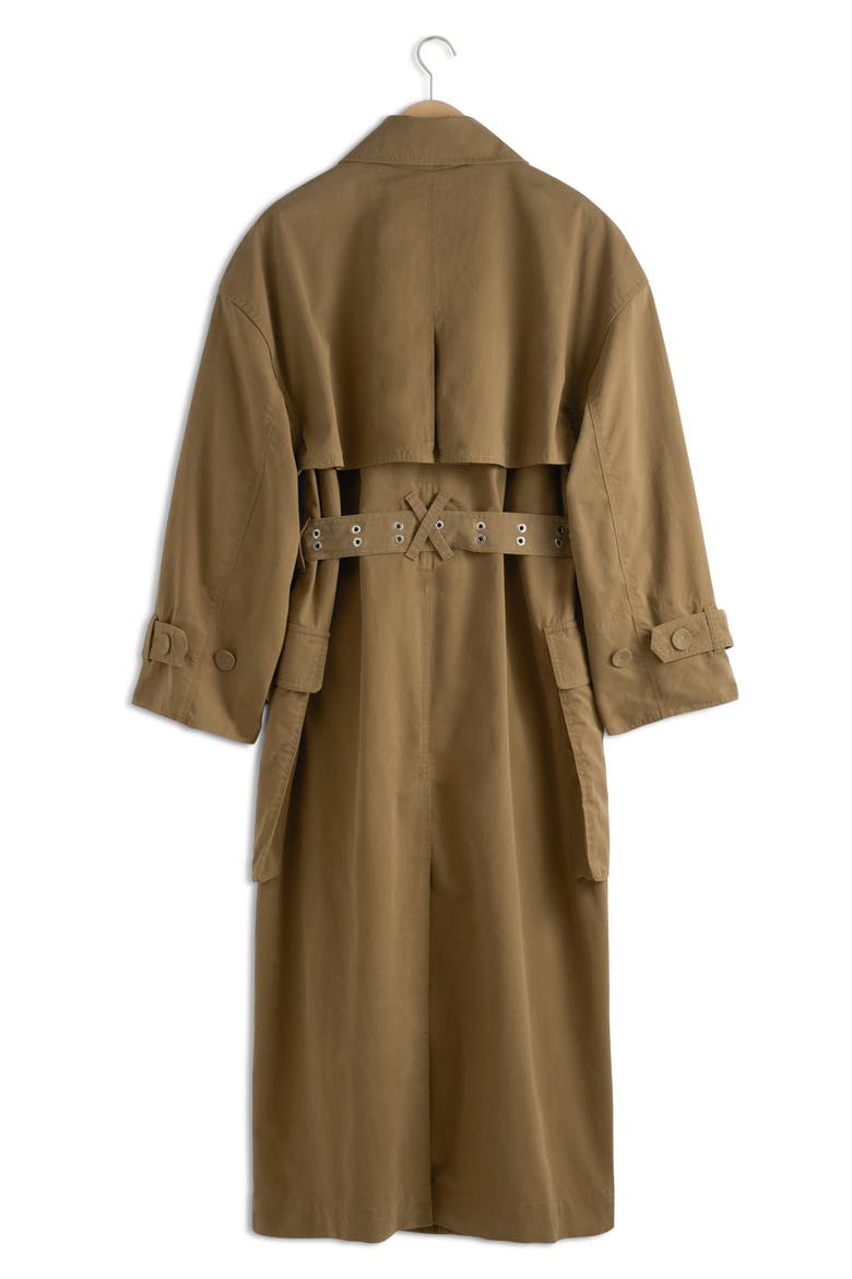 Trench Coat, Alternate, color, BEIGE DARK