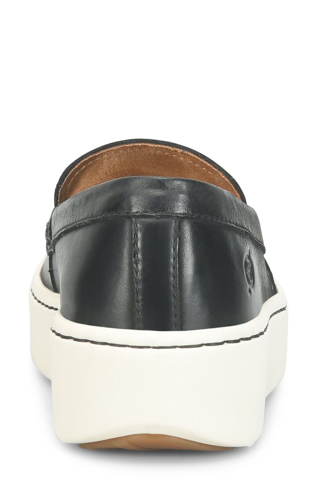 Børn Marlie Slip-On Sneaker, Alternate, color, Black Leather