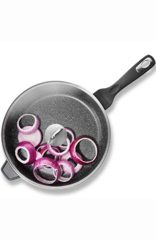 Cuisine::pro ® Granite Chef Pan With Lid 4.1qt In Black