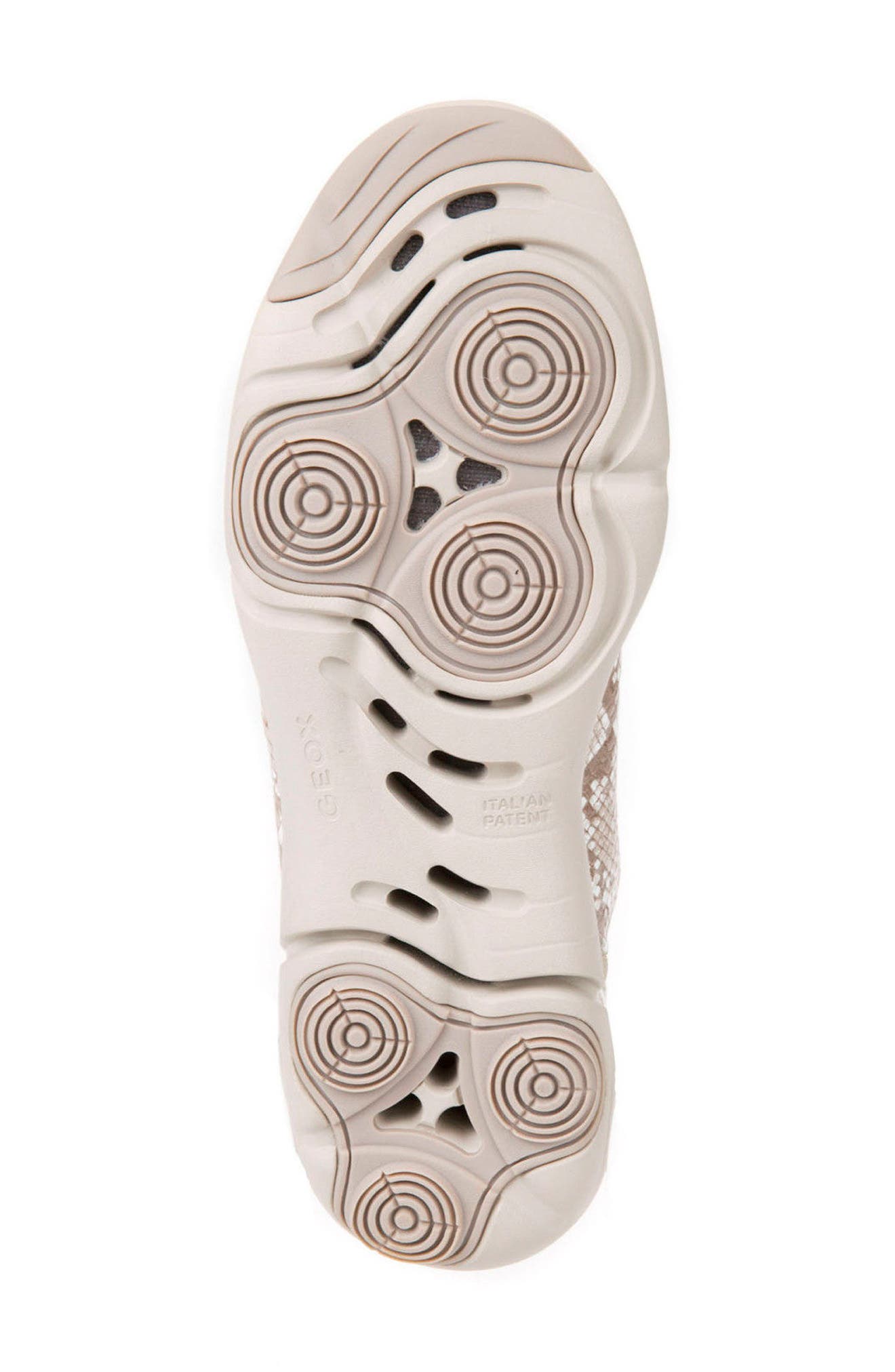 Geox Nebula S 1 Python Embossed Sneaker, Alternate, color, 