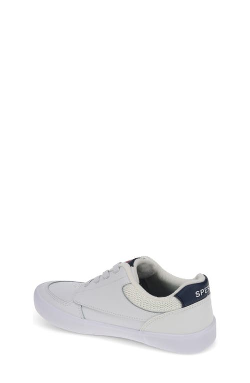 Sperry Kids' Boardwalk Sneaker In White
