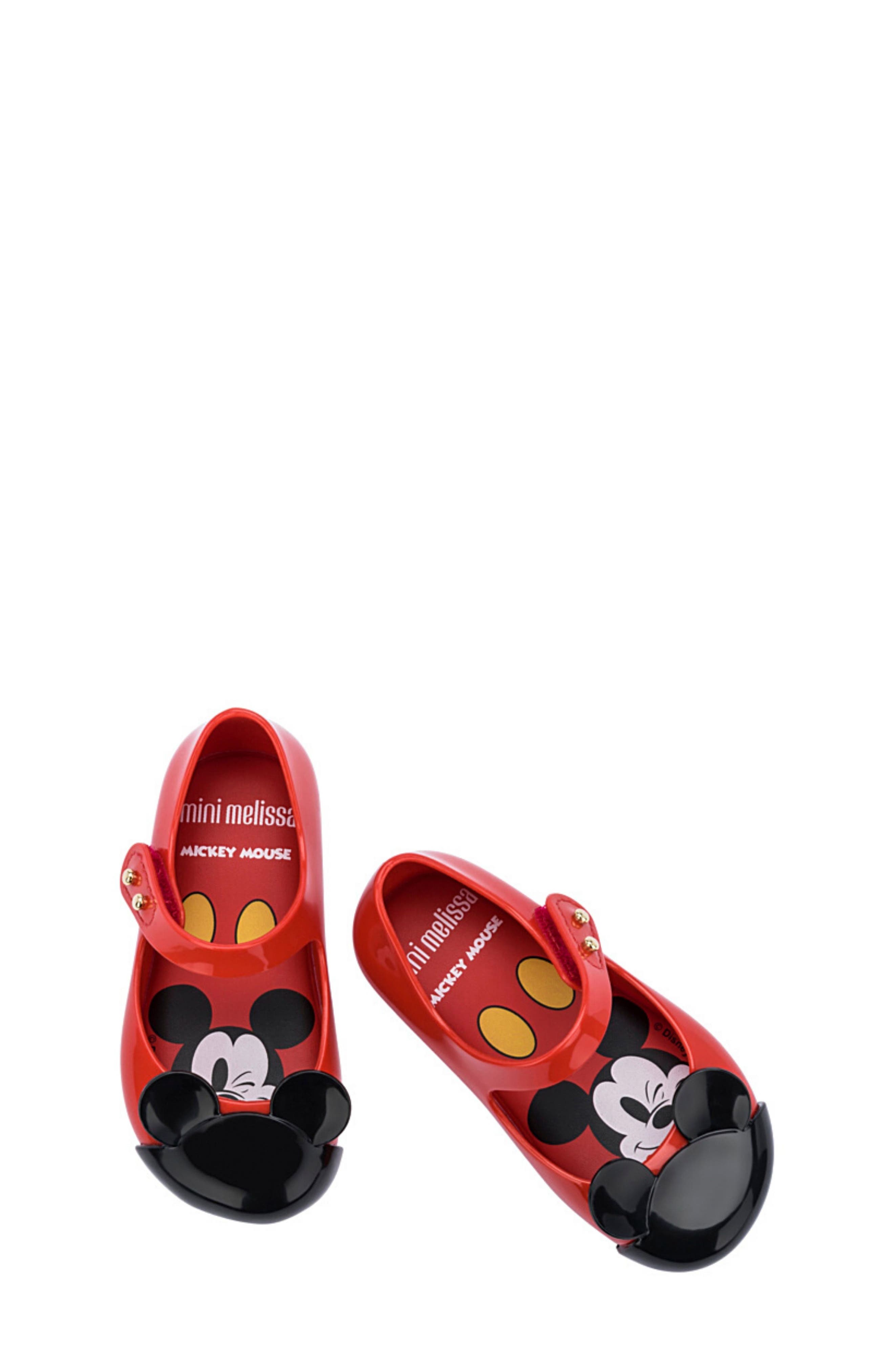 x Disney Minnie Mouse Ultragirl Mary Jane, Alternate, color, RED/ BLACK