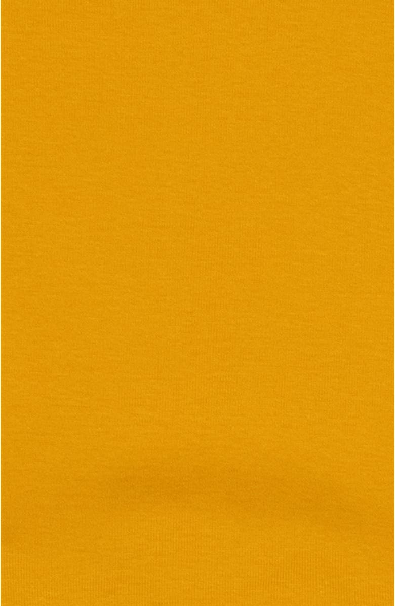 Leveret Kids Short Sleeve Cotton Solid Matching Family Pajamas, Alternate, color, Mustard