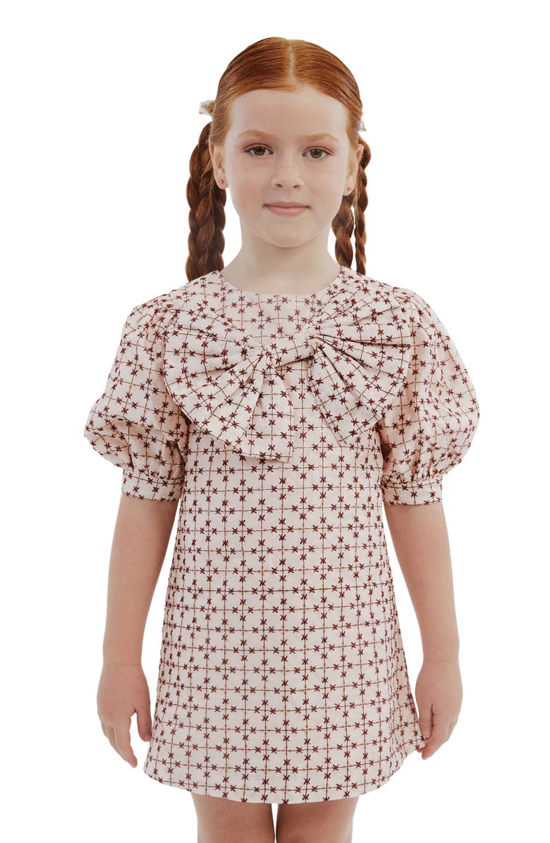 Bardot Junior Kids' Novella Sequin Puff Sleeve Party Dress, Alternate, color,