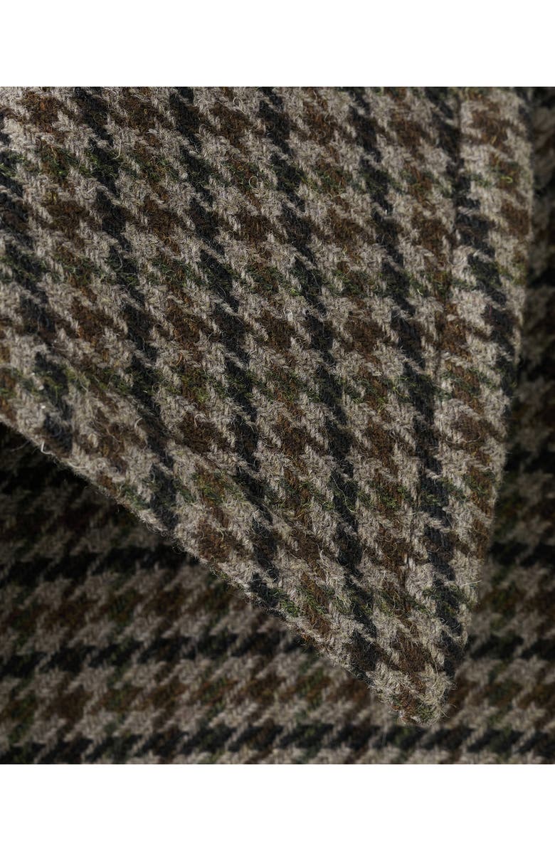 MANGO Houndstooth Check Wool Blend Jacket, Alternate, color,