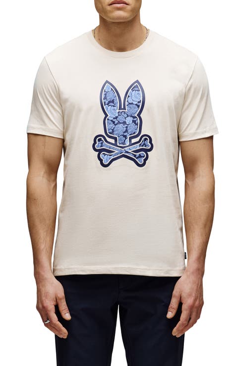 Rowen Floral Embroidered Pima Cotton Graphic T-Shirt