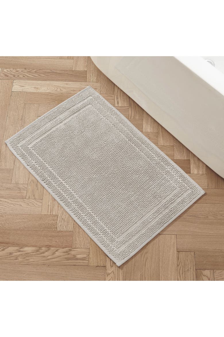 Luxe Looped Cotton Bath Mat, Alternate, color, Antarctica Gray