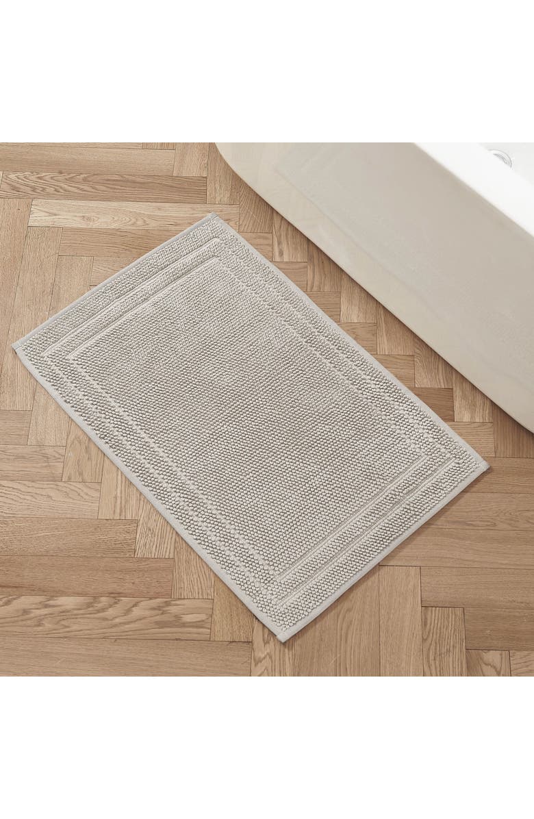Hunter Luxe Looped Cotton Bath Mat, Alternate, color, Antarctica Gray