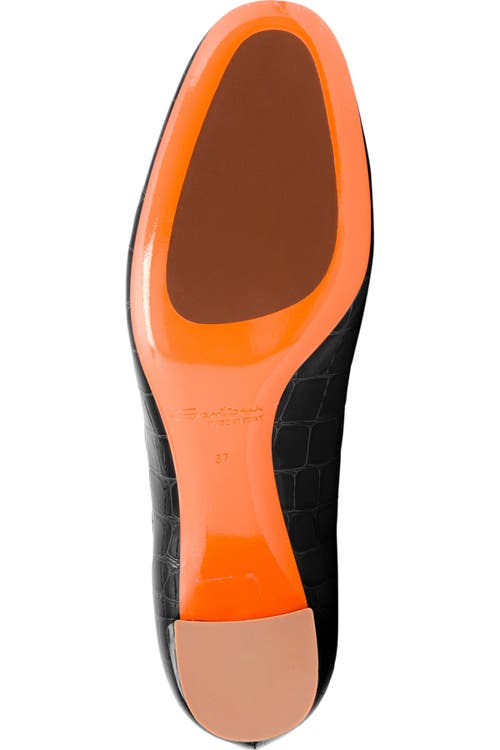 Santoni Low-heel Pump In Black