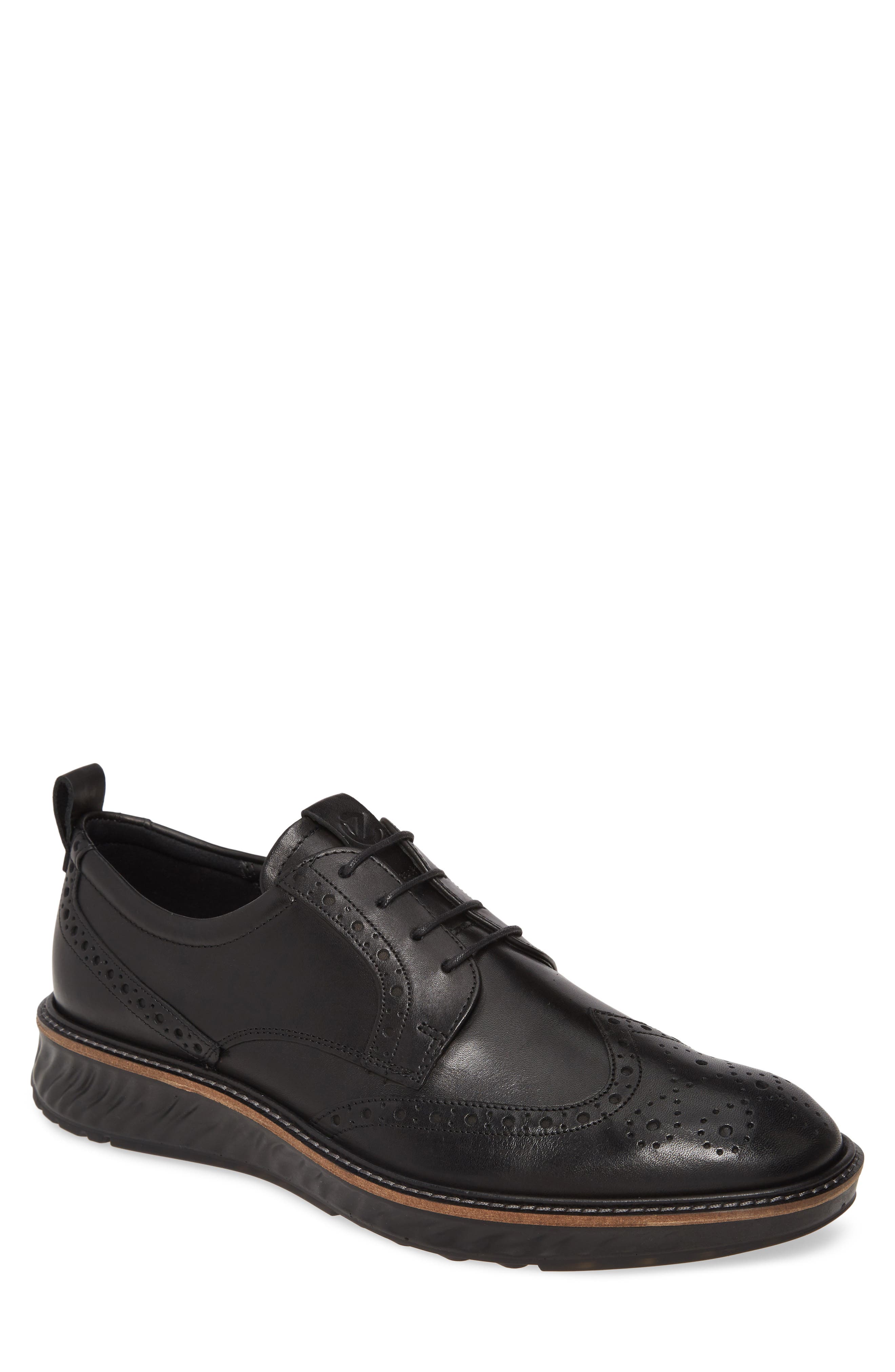 ST.1 Hybrid Wingtip, Main, color, BLACK LEATHER