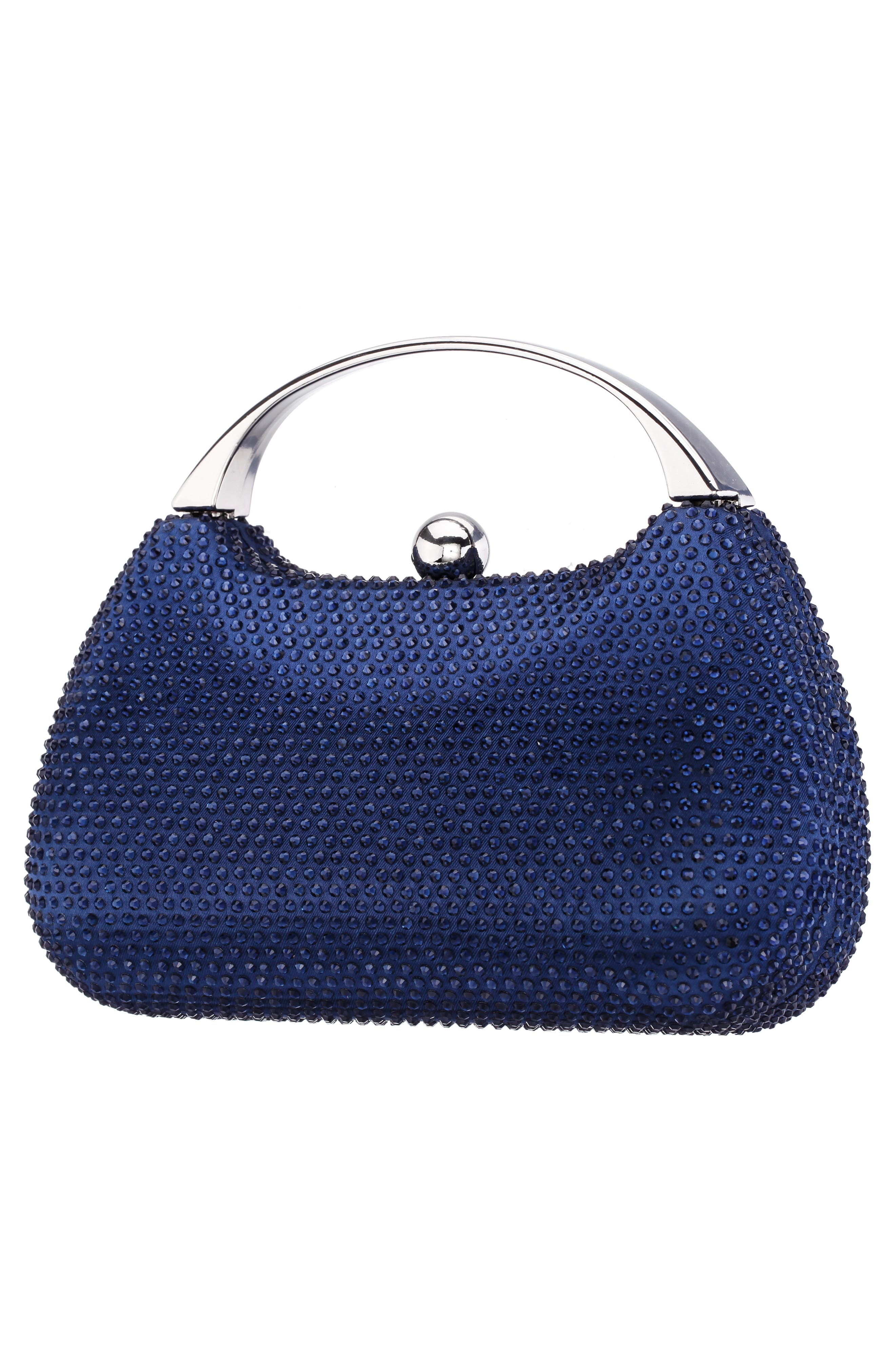 Brando Clutch, Alternate, color, NAVY