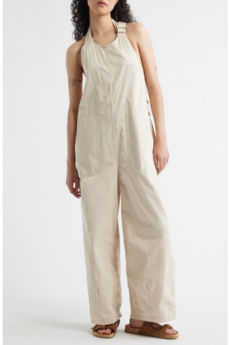 Great Plains Halter Ankle Jumpsuit, Main, color, TEA