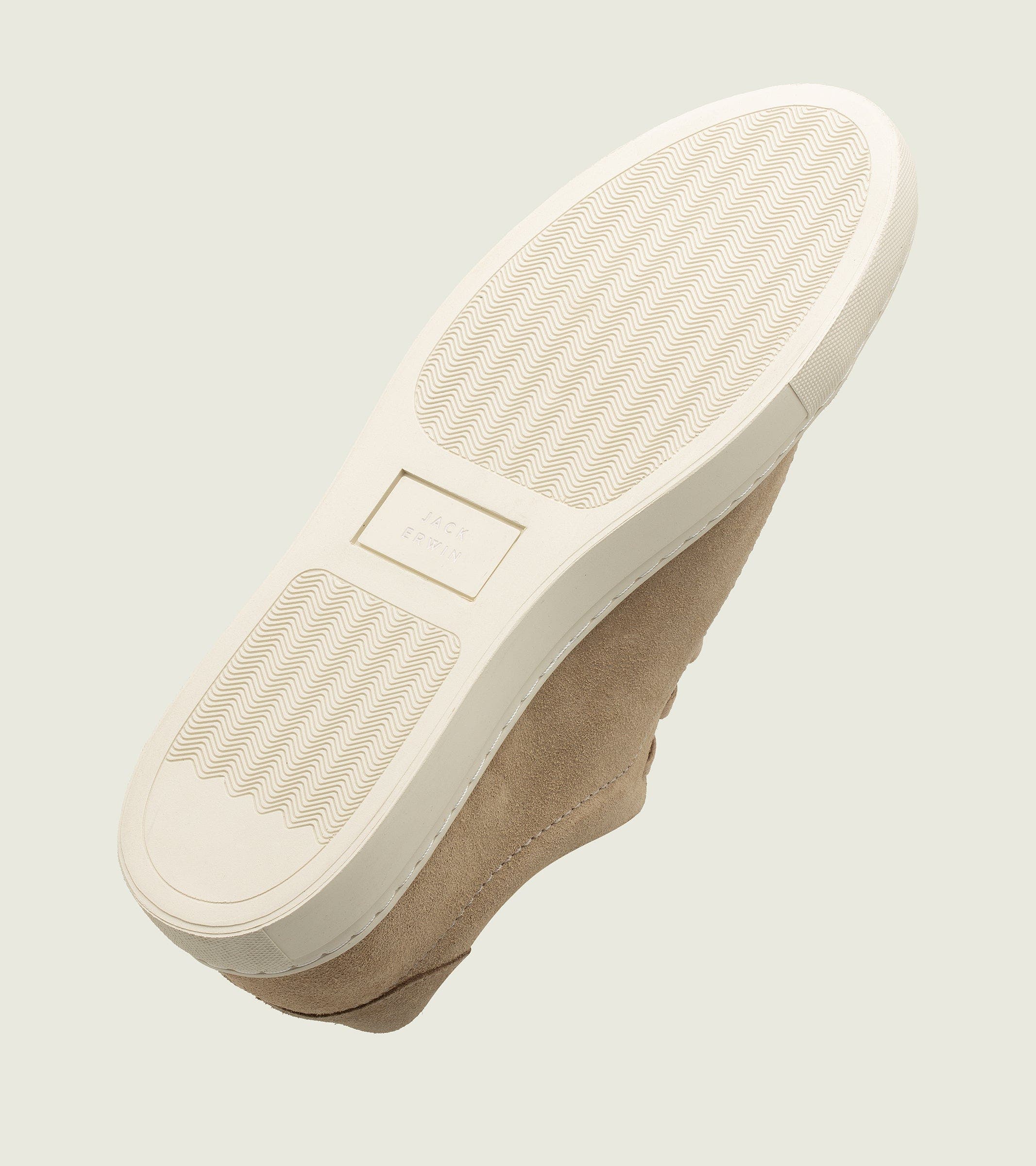 Wesley Leather Low-Top Sneaker, Alternate, color, Sand Suede