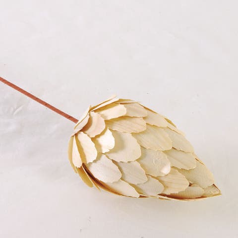 Natural Lotus Christmas Tree Ornament Pick