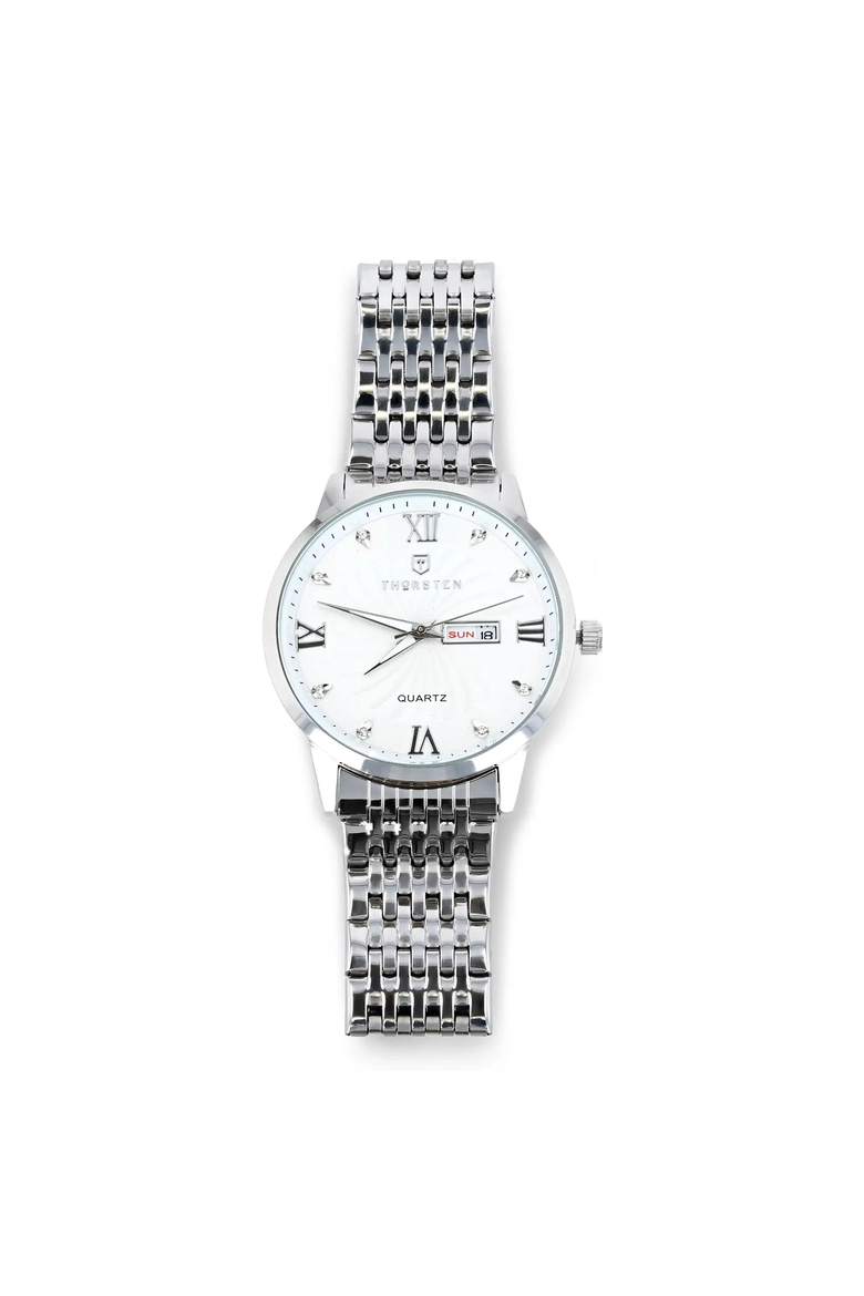Valencia Bracelet Watch, Main, color, White Dial