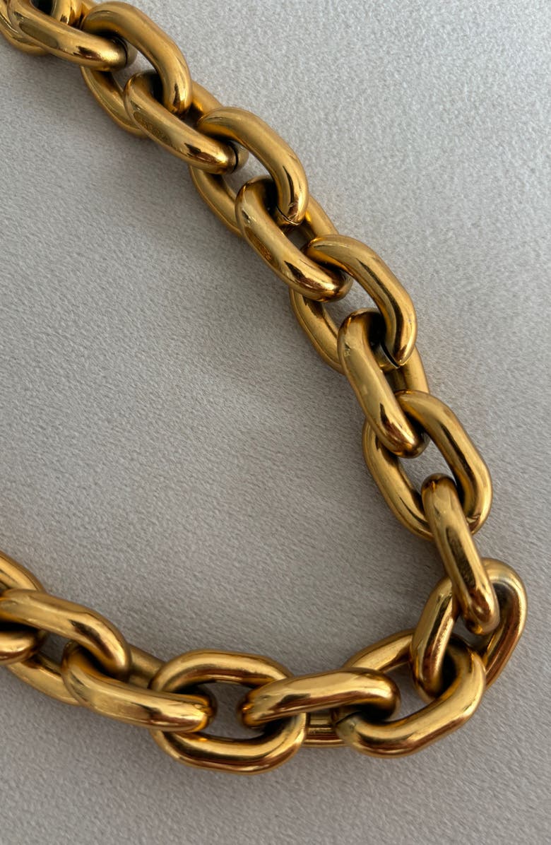 st. Moran Chunky Oversize Chain Necklace, Alternate, color, Gold